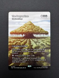 The Banyan Tree [The Great Henge] M0041 FOIL BORDERLESS Avatar: Eternal MTG NM - Image 1