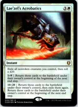 Lae'zel's Acrobatics (Foil) Commander Legends: Battle for Baldur's Gate, 30 NM - Image 1