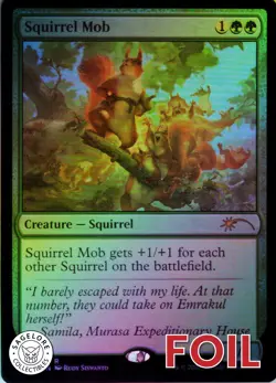 MTG Squirrel Mob (197) | NM Foil | Secret Lair Squirrels {SLD} - Image 1
