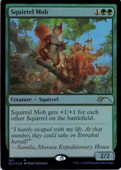MTG Squirrel Mob (197) | NM Foil | Secret Lair Squirrels {SLD} - Image 2
