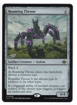 MTG Roaming Throne - The Lost Caverns of Ixalan (LCI) Regular Magic Near Mint - Image 1