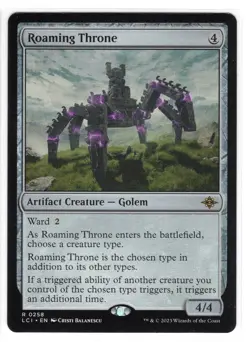 MTG Roaming Throne - The Lost Caverns of Ixalan (LCI) Regular Magic Near Mint - Image 3