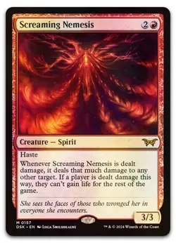 Screaming Nemesis #157 (Foil) (NM) Duskmourn DSK Magic MTG - Image 1