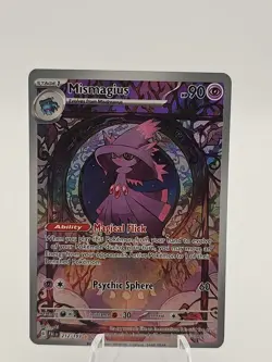 Mismagius 212/193 Sv02 Paldea Evolved Illustration Rare Holo Pokemon Card TCG NM - Image 1