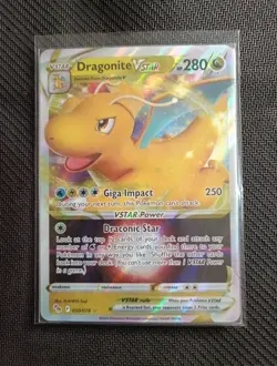 Pokemon TCG Dragonite Vstar Pokemon Go 050/078 Holo Ultra Rare - Image 1