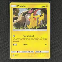 Pikachu - SM234 - Black Star Promo Cosmos Holo - Sun Moon - Pokemon - NM/M - Image 1