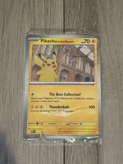 Pokemon National History Museum 🔥 Pikachu Promo Card ✅ In Hand 🚚 Int Shipping - Image 1