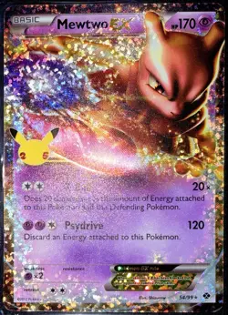 Pokemon TCG • Mewtwo EX 54/99 - Celebrations: Classic Collection • LP - Image 2