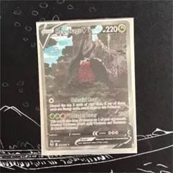 Pokemon Regidrago V Ultra Rare Full Art Holo 184/195 Silver Tempest 220 HP - Image 1
