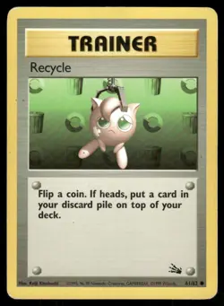 MP Recycle 61/62 Fossil Set Unlimited Vintage 1999 Pokemon Combined shipping - Image 1