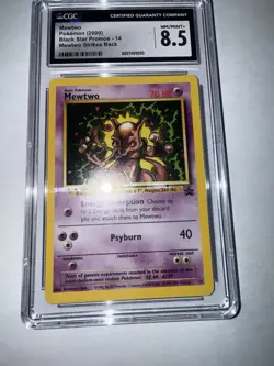 2000 Pokemon Promo Black Star 14 Mewtwo-CGC 8.5 NM/ Mint +💎 - Image 3