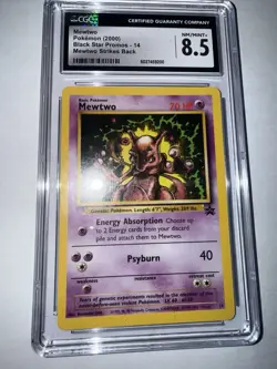 2000 Pokemon Promo Black Star 14 Mewtwo-CGC 8.5 NM/ Mint +💎 - Image 4