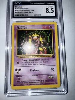 2000 Pokemon Promo Black Star 14 Mewtwo-CGC 8.5 NM/ Mint +💎 - Image 5