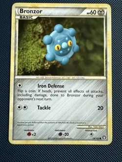 2010 Pokemon/HGSS-Triumphant. BRONZOR - 58/102. Common. - Image 1