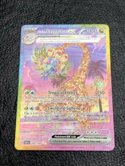 B6 2024 Pokemon Surging Sparks Alolan Exeggutor EX #242/191 Special Illustration - Image 1