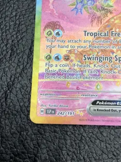 B6 2024 Pokemon Surging Sparks Alolan Exeggutor EX #242/191 Special Illustration - Image 5