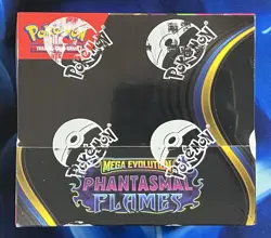 Pokemon 2025 Mega Evolution Phantasmal Flames Booster Box TCG Sealed Nm Mint - Image 1
