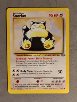 Pokemon TCG | Snorlax | Jungle #27/64 | Non-Holo | LP - Image 1