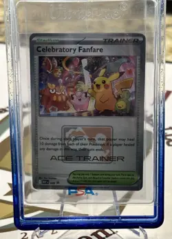 Pokemon TCG Celebratory Fanfare 2025 Ace Trainer Reward Black Star Promo Sealed - Image 1