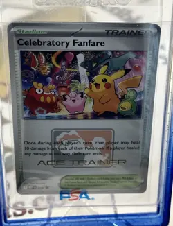 Pokemon TCG Celebratory Fanfare 2025 Ace Trainer Reward Black Star Promo Sealed - Image 3