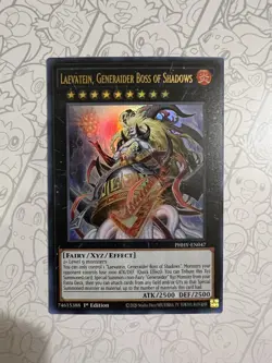 Yu-Gi-Oh! Laevatein Generaider Boss of Shadows - PHHY-EN047 Ultra Rare IN HAND - Image 1