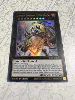Yu-Gi-Oh! Laevatein Generaider Boss of Shadows - PHHY-EN047 Ultra Rare IN HAND - Image 2