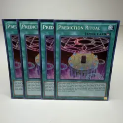 4x Yugioh Prediction Ritual DRL2-EN036 Super Rare - LP-NM 💎 - Image 1