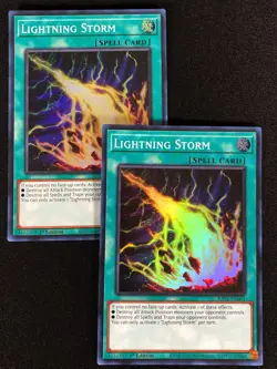 Yugioh Lightning Storm RA01-EN061 1st Super x2 (LP) - Image 1