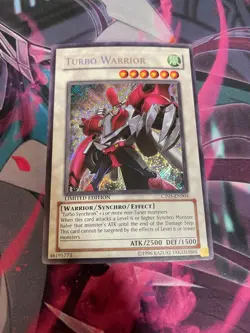 YUGIOH - TURBO WARRIOR - SECRET RARE - CT05 - LIMITED EDITION - NM - Image 1