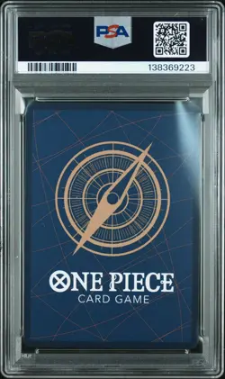 2025 ONE PIECE OP11-A FIST OF DIVINE SPEED 080 GEAR TWO ALTERNATE ART ENG PSA 10 - Image 2