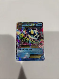 Pokemon TCG Primal Kyogre EX Full Art Holo Card Ultra Rare 55/160 - Image 1