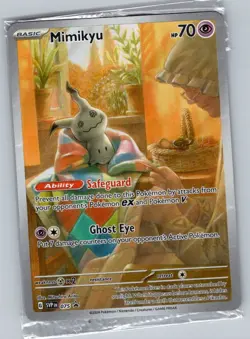 Mimikyu SVP 075 SV: Scarlet & Violet Promo Cards - Pokemon Card - Sealed - Image 1
