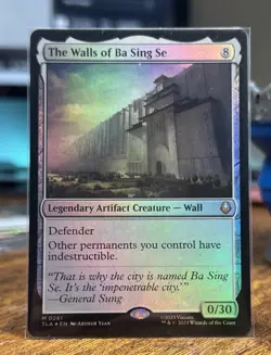 MTG The Walls of Ba Sing Se Foil NM Avatar: The Last Airbender Magic 261 - Image 1
