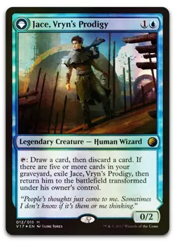 Jace, Vryn's Prodigy #12 (Foil) (NM) From the Vault: Transform V17 Magic MTG - Image 1