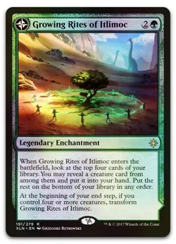 Growing Rites of Itlimoc #191 (Foil) (NM) Ixalan XLN Magic MTG - Image 1