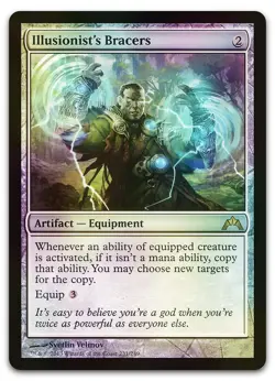 Illusionist's Bracers #231 (Foil) (NM) Gatecrash GTC Magic MTG - Image 1