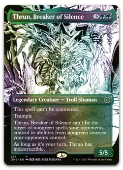 Thrun, Breaker of Silence (Borderless) #331 (Foil) NM Phyrexia All Will Be One - Image 1