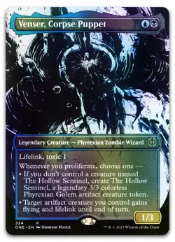 Venser, Corpse Puppet (Showcase) #324 (Foil) NM Phyrexia All Will Be One - Image 1