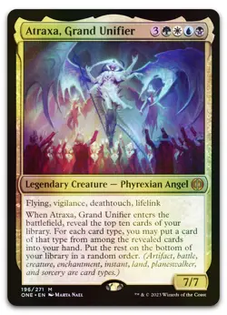 Atraxa, Grand Unifier #196 (Foil) (NM) Phyrexia All Will Be One ONE Magic MTG - Image 1