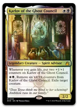 Karlov of the Ghost Council #193 (Foil) (NM) Ravnica Remastered RVR Magic MTG - Image 1