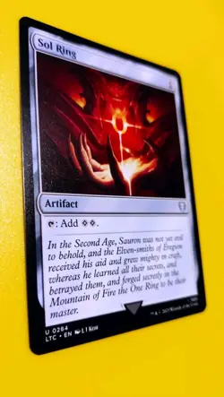 MTG Sol Ring The Lord of the Rings Tales of Middle-Earth Commander - NM 284 - Image 1