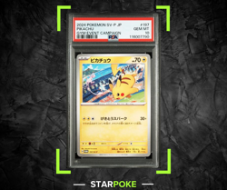PSA 10 - Pikachu 120/SV-P & 197/SV-P [SEQ] Gym Campaign Japanese Promo - Pokemon - Image 5