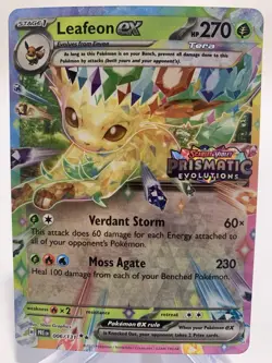 Pokemon TCG - Leafeon ex - (Prismatic Evolutions Stamp) 006/131 Surprise Box - Image 1
