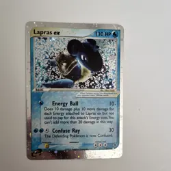 Pokemon Lapras ex Ultra Rare Holo EX Ruby & Sapphire 99/109 110 HP Card - Image 1