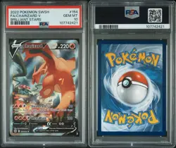 Pokemon 2022 Charizard V 154/172 Brilliant Stars Ultra Rare Full Art PSA 10 - Image 3