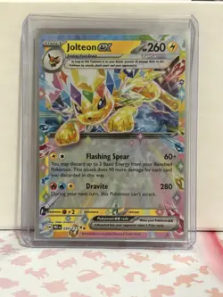 Jolteon EX 030/131 Prismatic Evolutions Pokemon Card Near Mint Condition - Image 1