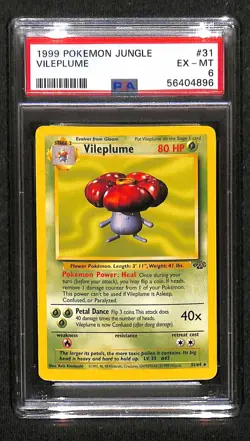 1999 POKEMON JUNGLE #31 VILEPLUME - PSA 6 - Image 1
