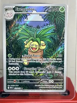 2025 Pokemon Mega Evolution MEG EN Exeggutor Illustration Rare #135/132 - Image 2