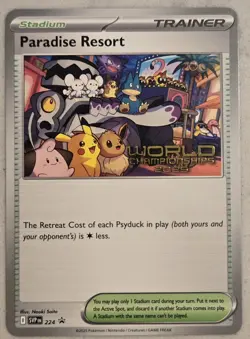 Pokemon World Championship 2025 English Paradise Resort SVP 224 Anaheim Promo #3 - Image 1