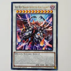 Hot Red Dragon Archfiend King Calamity - MGED-EN070 - Rare - VLP/NM - 1st ed - Image 1